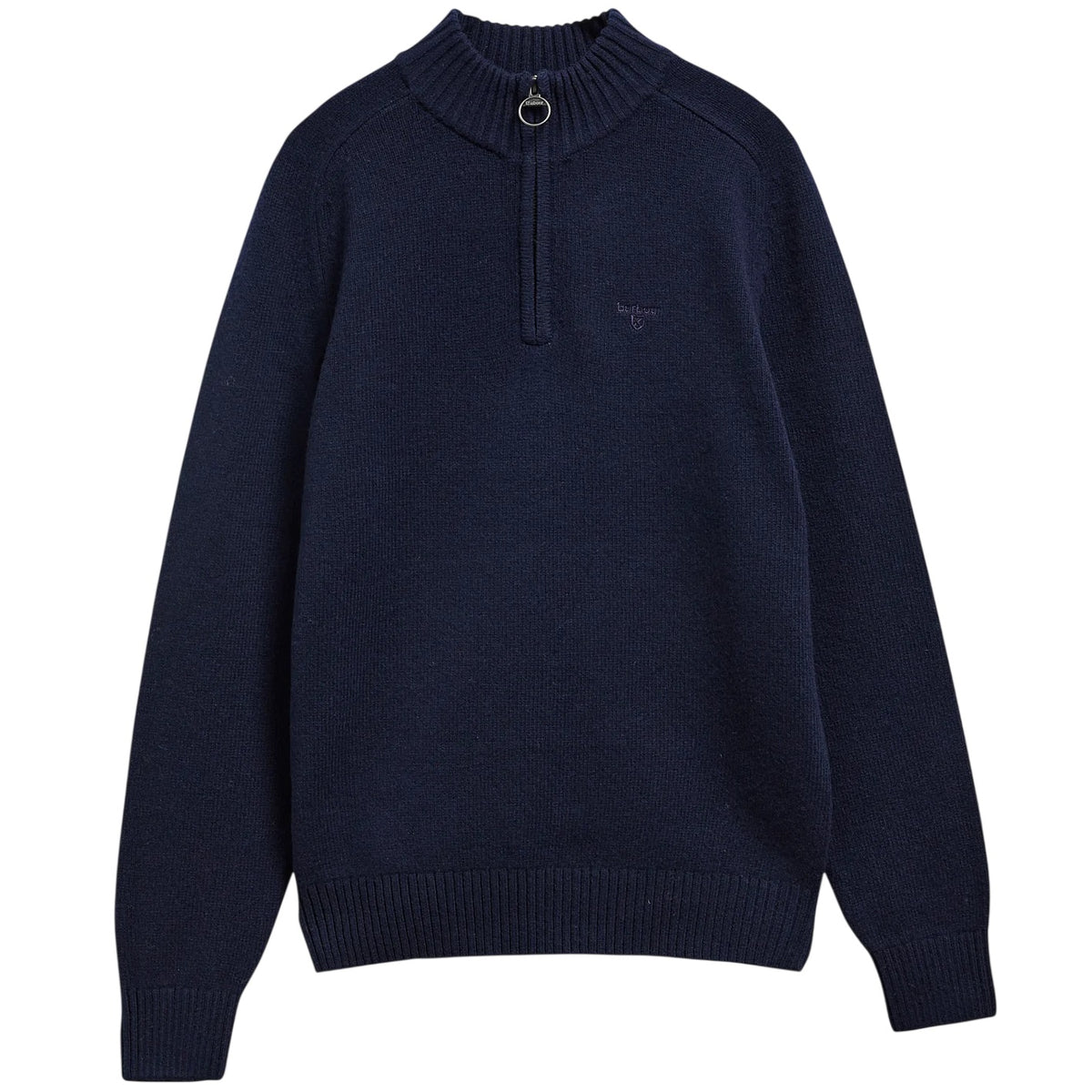 Barbour Newtown Half Zip Knitted Sweater Navy