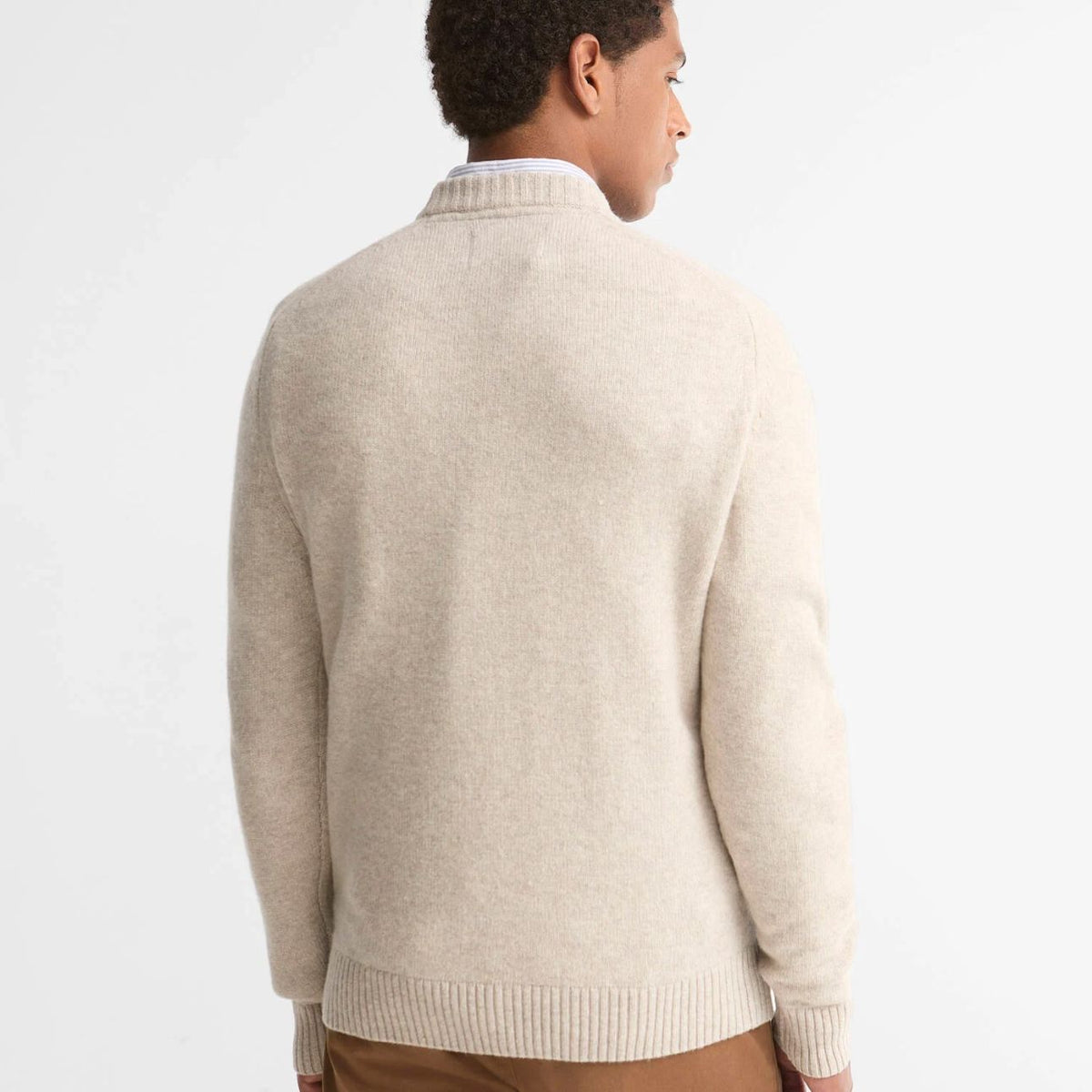 Barbour Newtown Sweater Licht Grijs