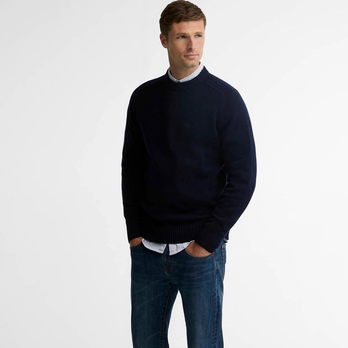 Barbour Newtown Sweater Navy