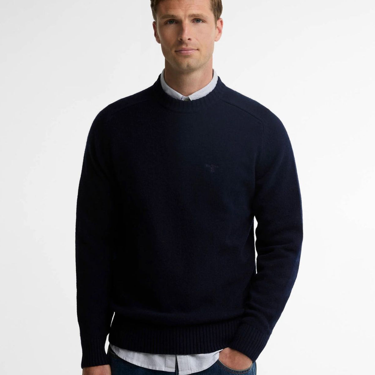 Barbour Newtown Sweater Navy