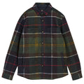 Barbour Woodlane Brushed Check Overshirt Donker Groen