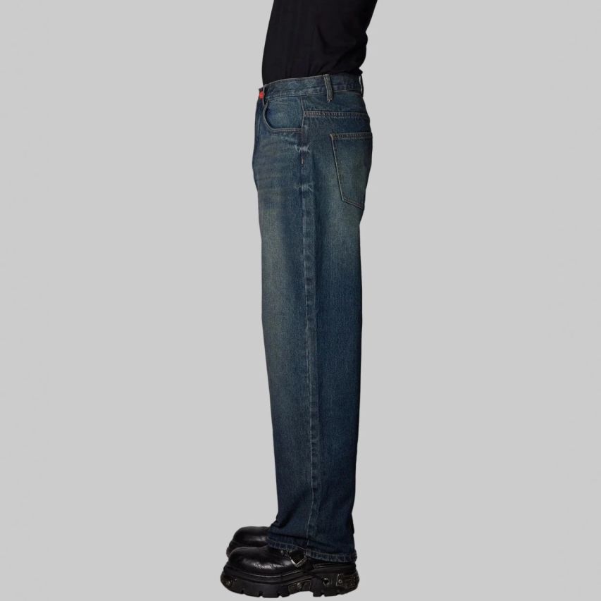 BeWider Super Loose Jeans Blauw