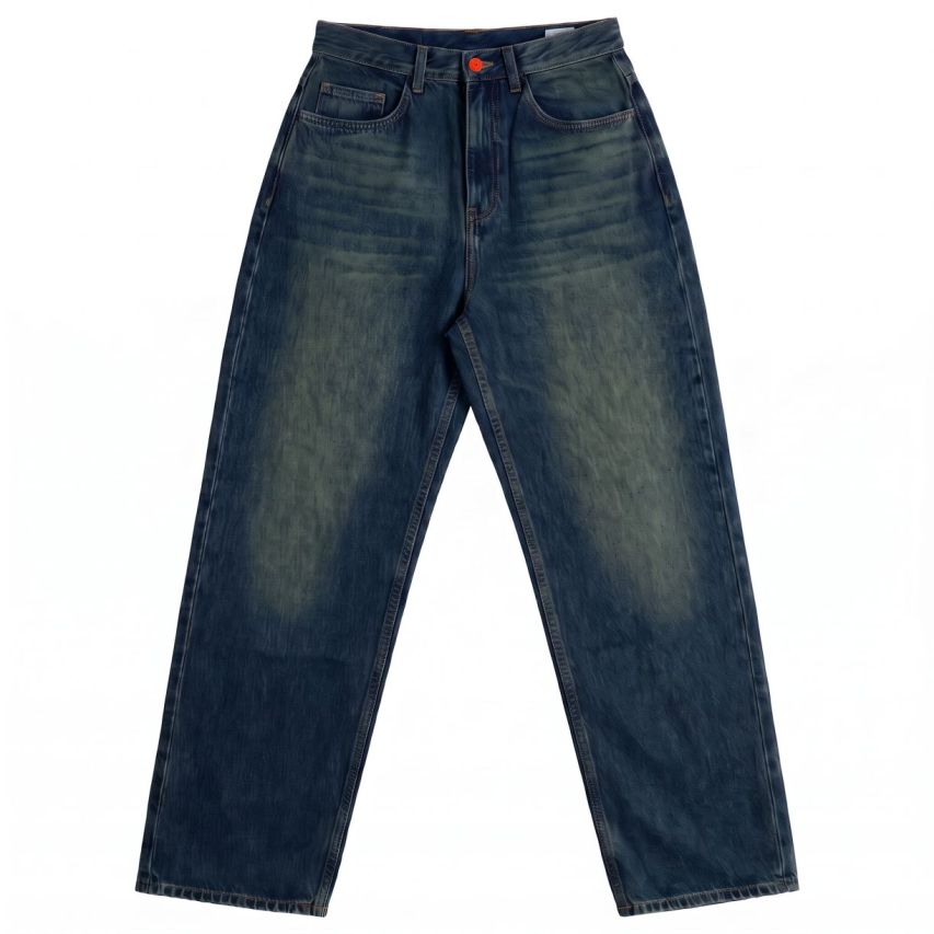BeWider Super Loose Jeans Blauw