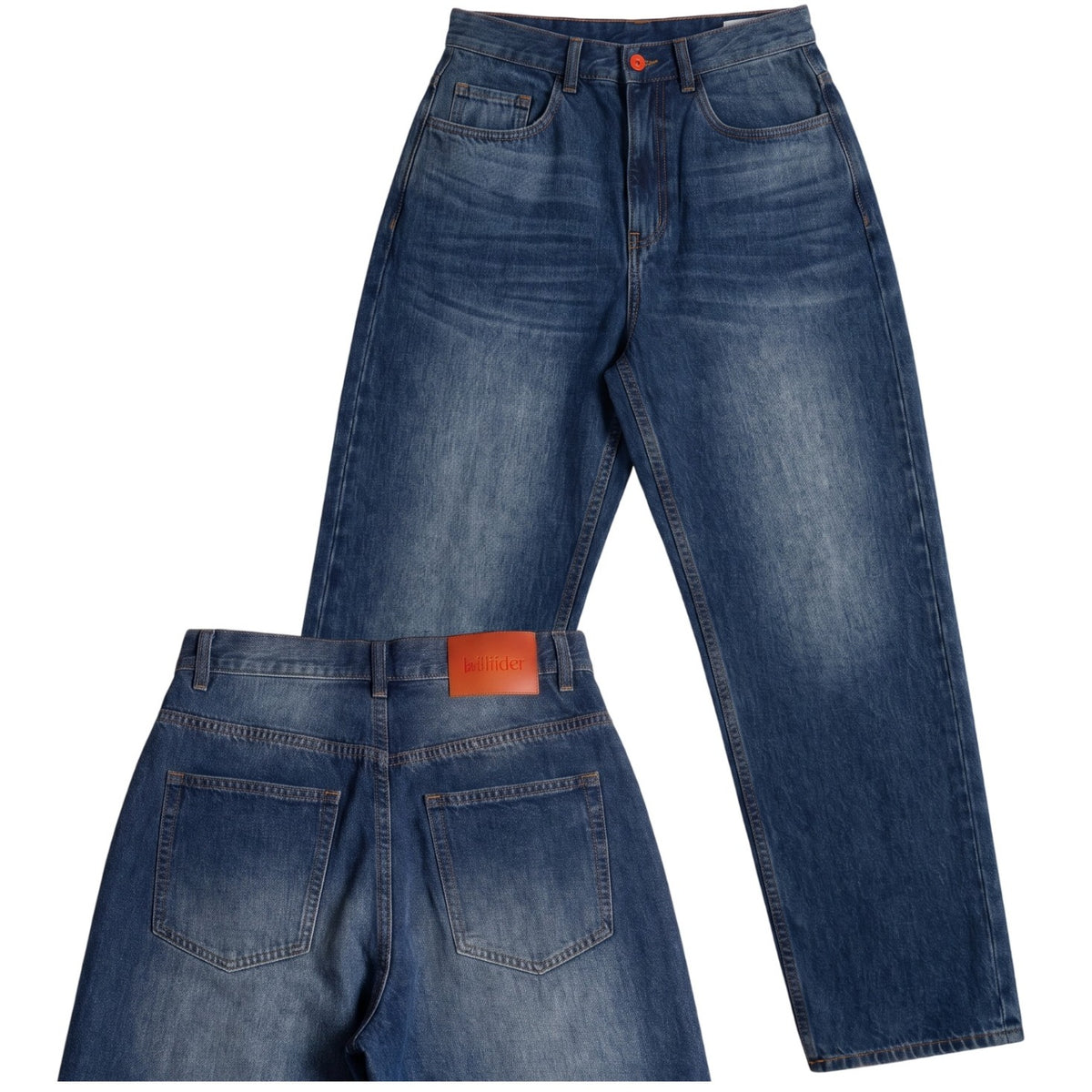 BeWider Super Loose Jeans Blauw