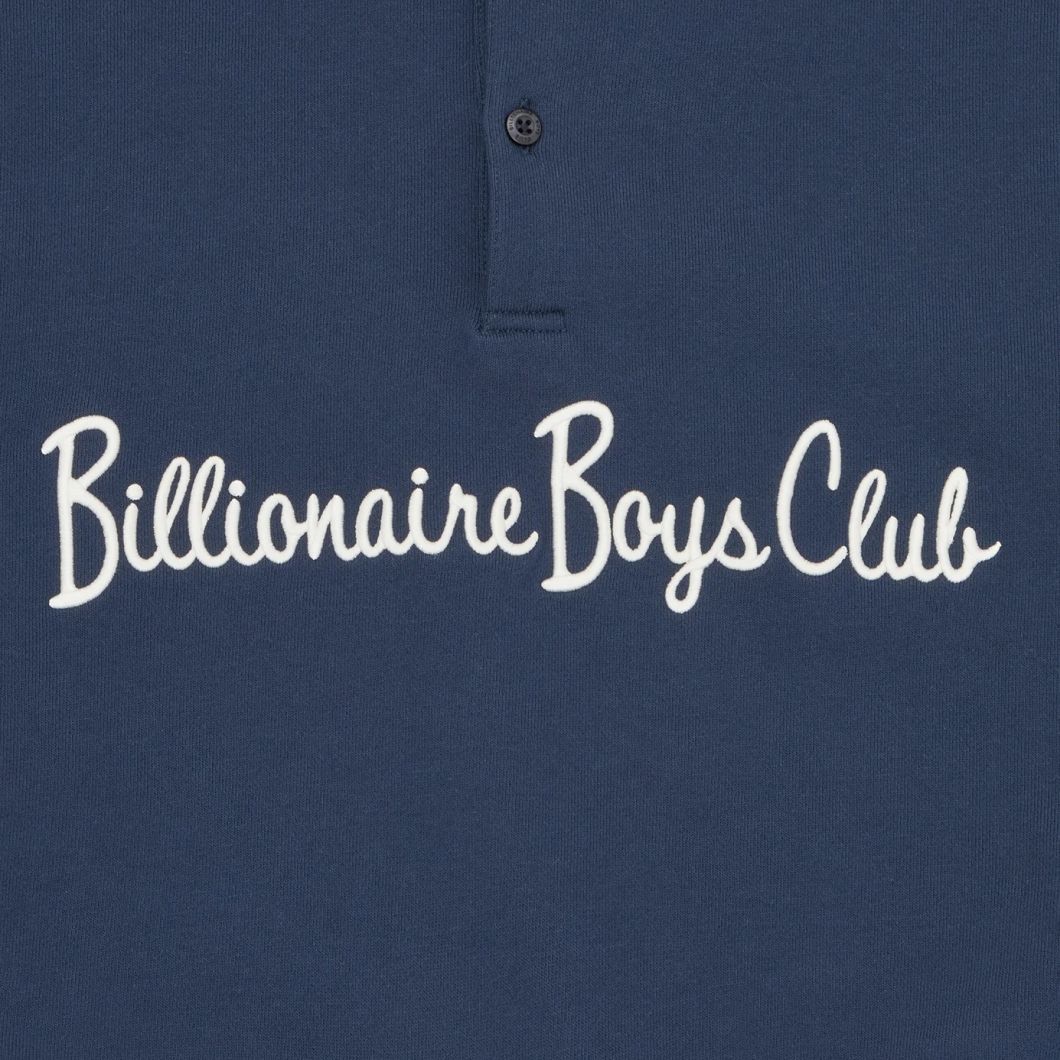 Billionaire Boys Club Signature Collared Sweater Navy