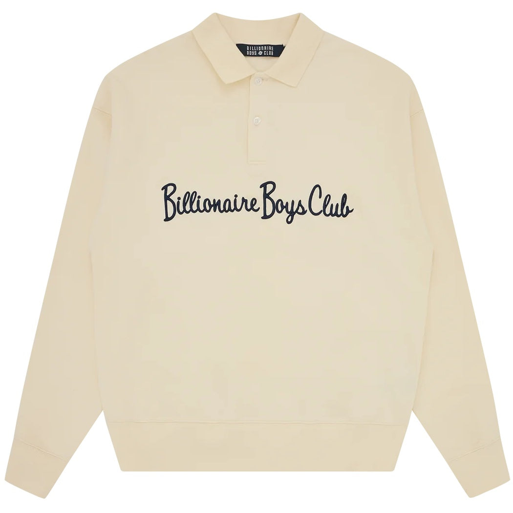 Billionaire Boys Club Signature Collared Sweater Off White
