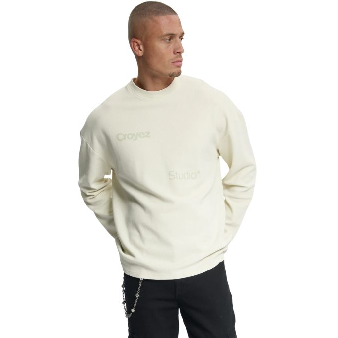 Croyez Studio Waffle Longsleeve T-shirt Beige