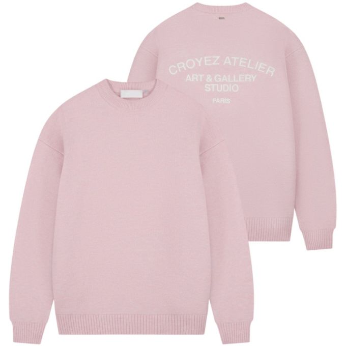 Croyez Art Studio Knit Sweater Roze