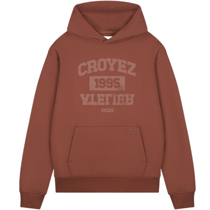 Croyez Heavyweight College Hoodie Rood