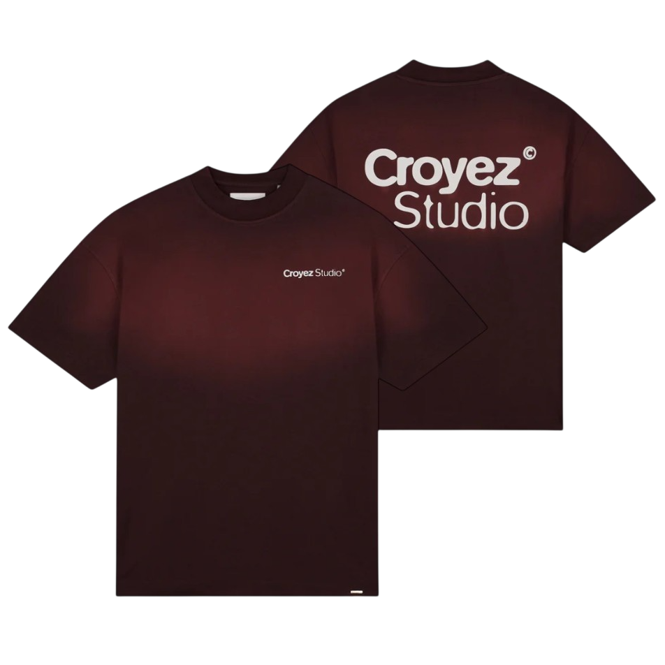 Croyez Studio Faded T-shirt Rood