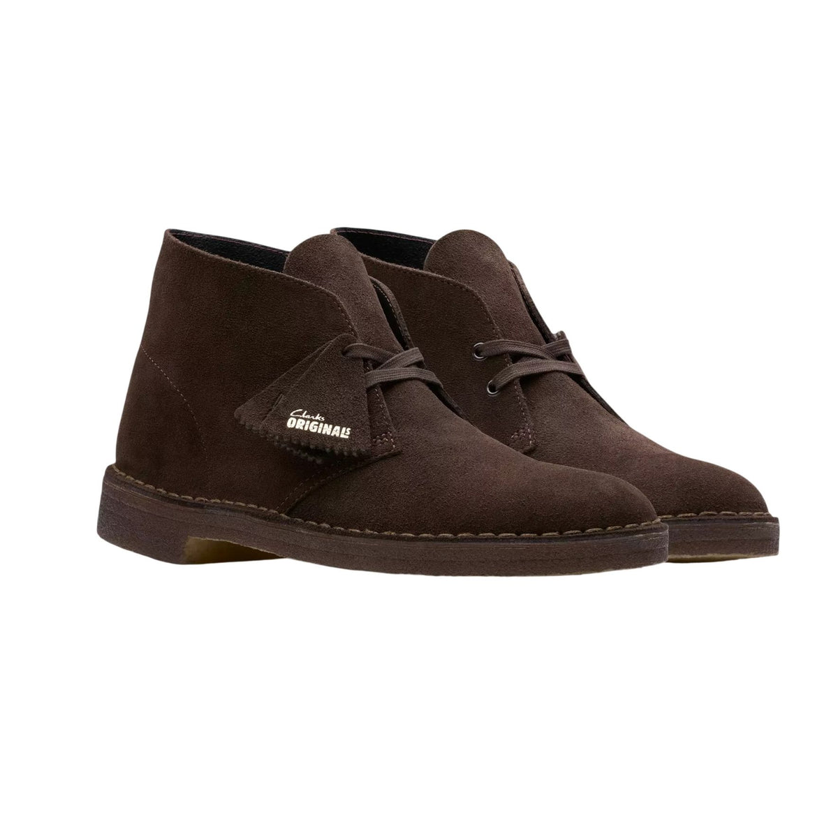Clarks Suede Desert Boot Bruin