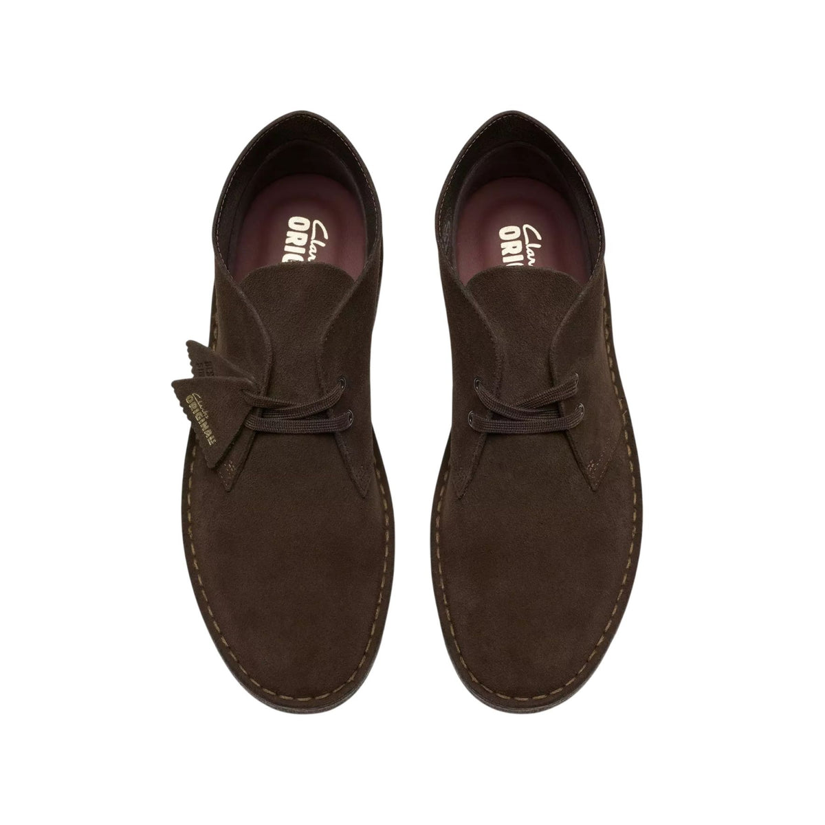 Clarks Suede Desert Boot Bruin