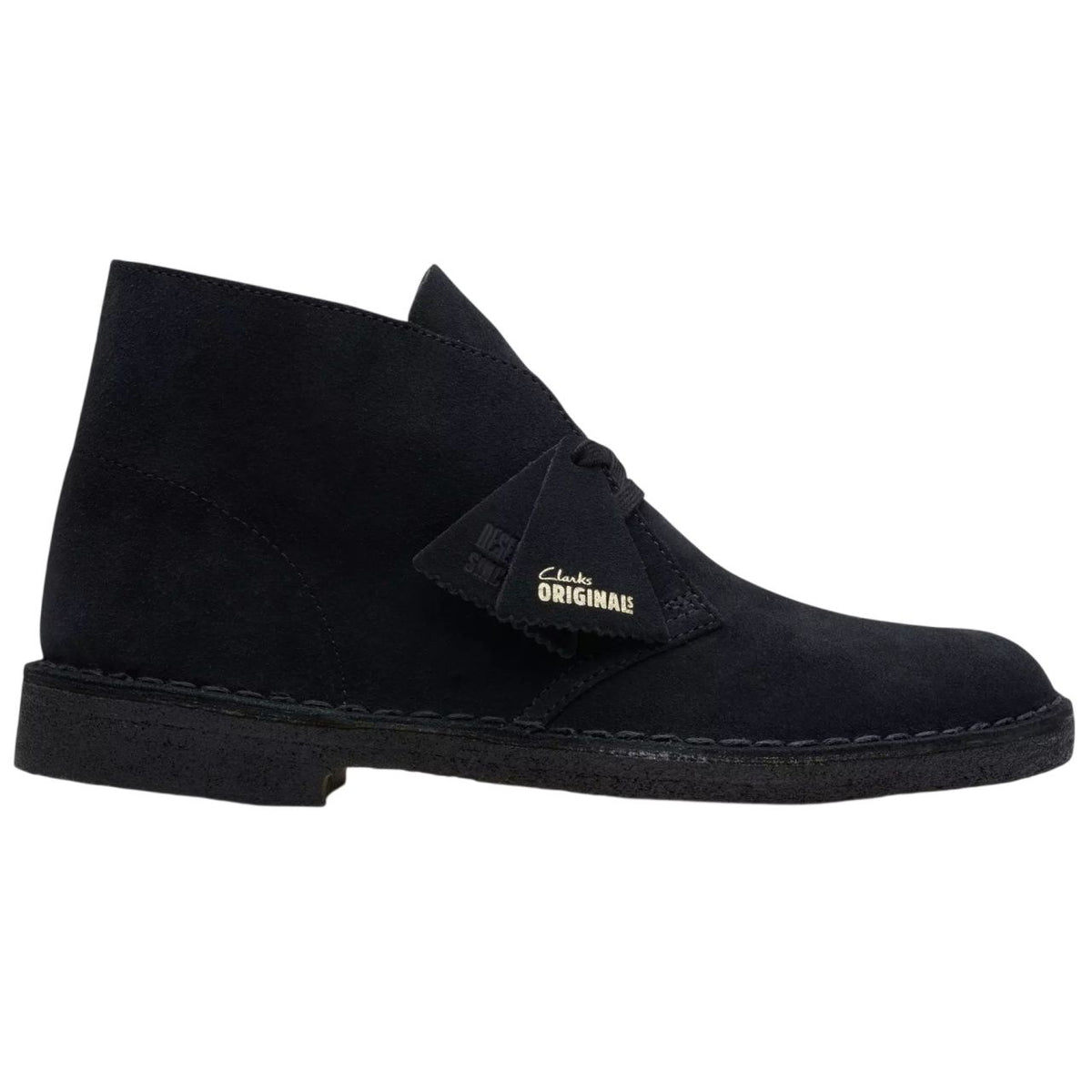 Clarks Suede Desert Boot Zwart