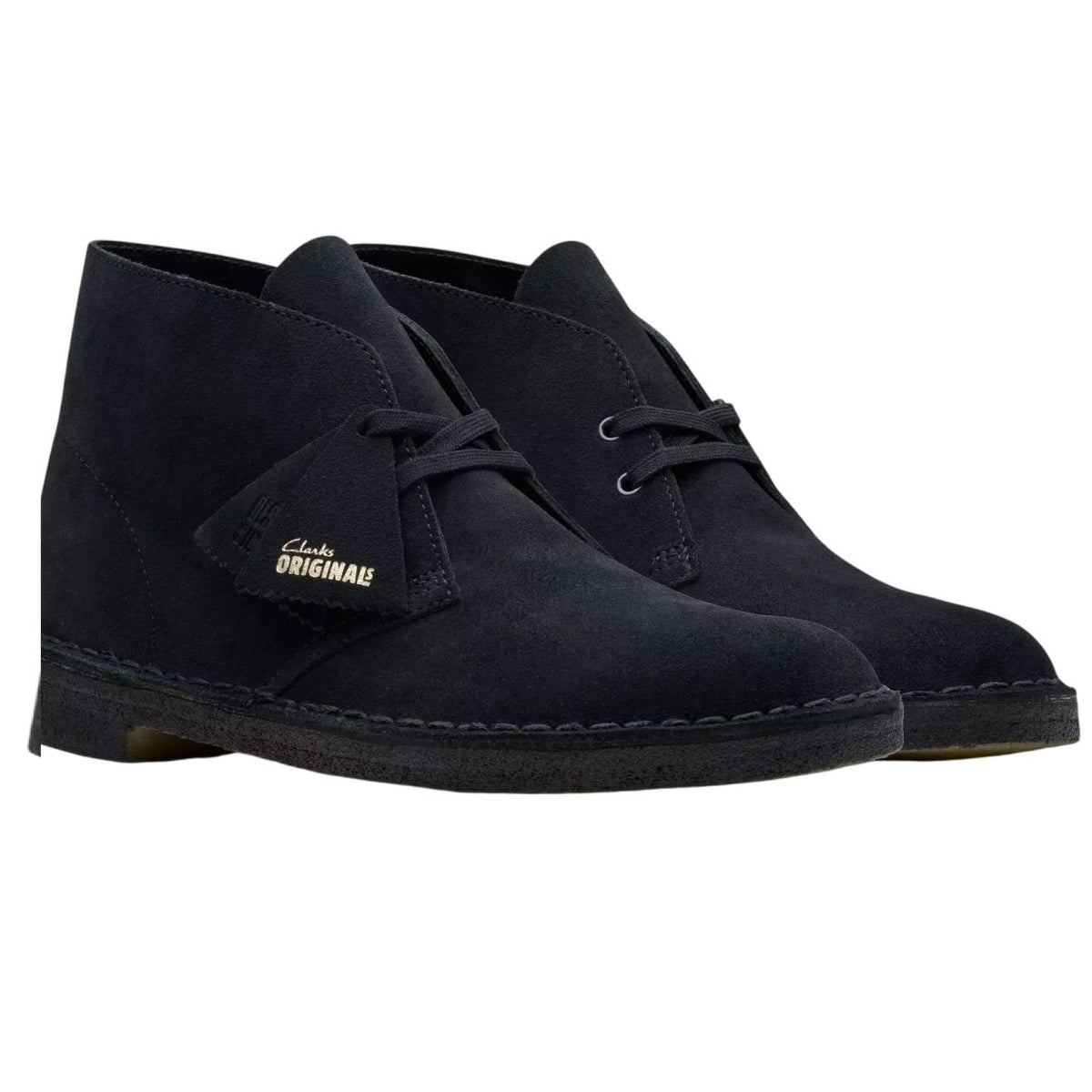 Clarks Suede Desert Boot Zwart