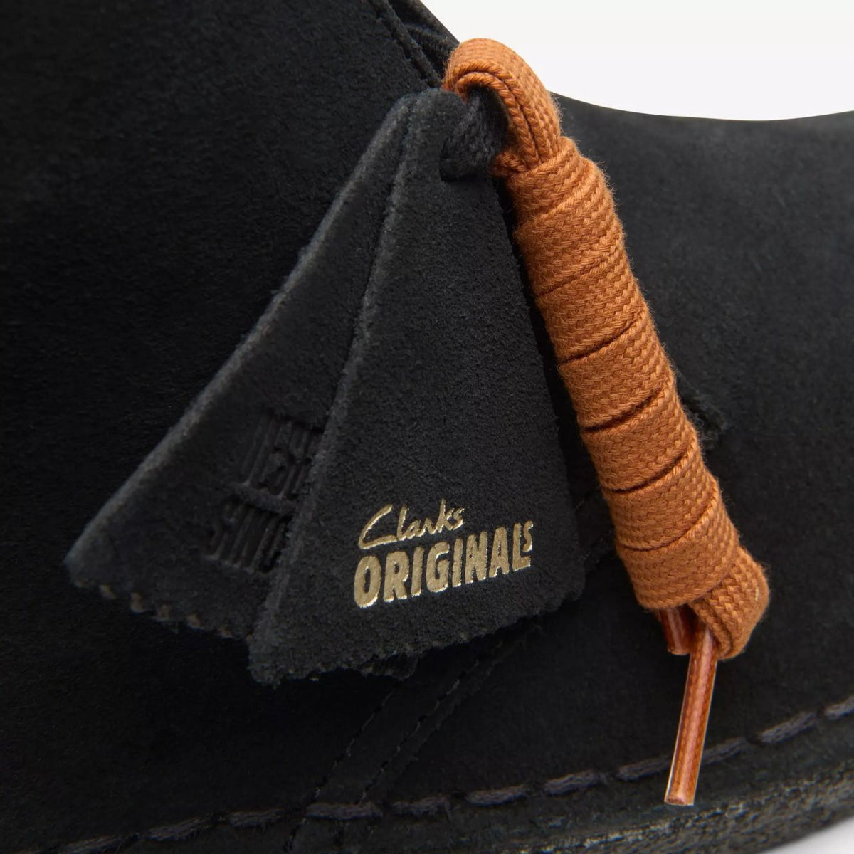 Clarks Suede Desert Boot Zwart