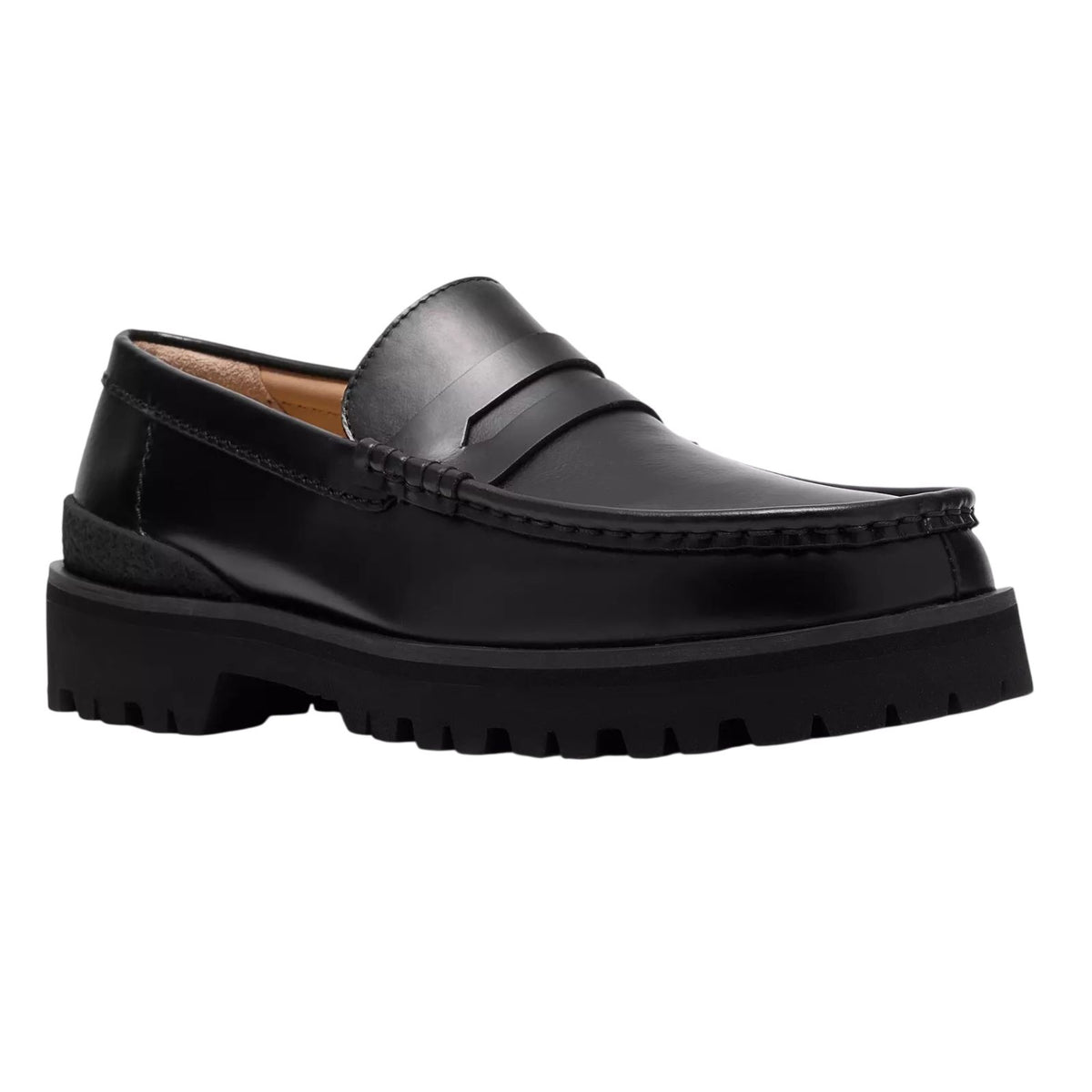 Clarks Yukoner Penny Loafers Zwart