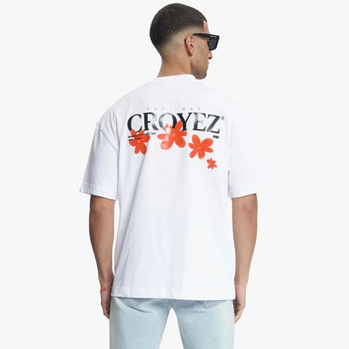 Croyez Botanique T-shirt Weiß/Orange