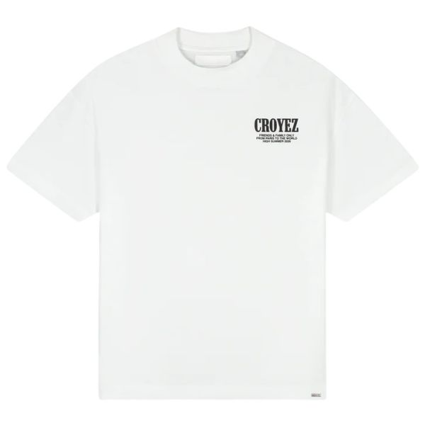 Croyez Flower And Heart T-shirt Wit