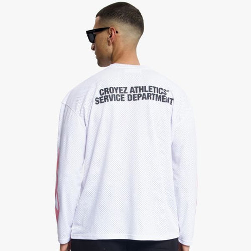 Croyez Service Dept Longsleeve T-shirt Wit