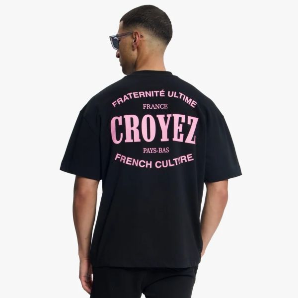 Croyez Stamp T-shirt Zwart