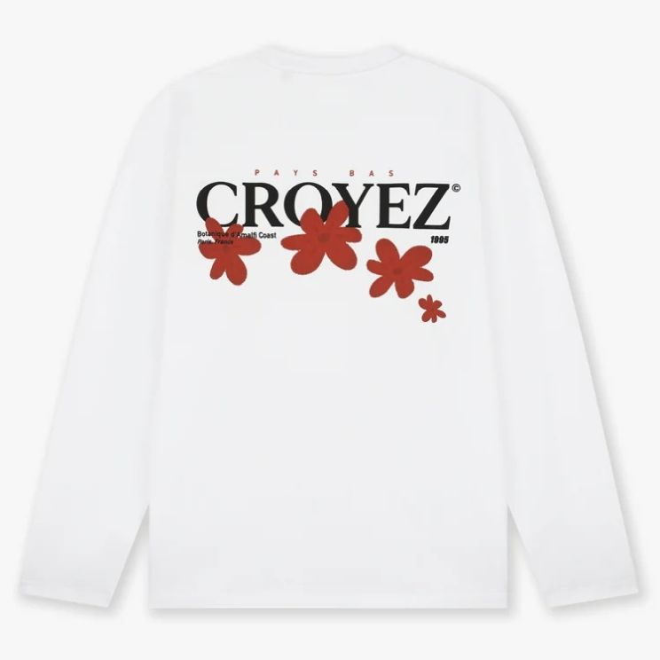 Croyez Botanique Longsleeve T-shirt Wit