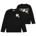 Croyez Botanique Longsleeve T-shirt Zwart