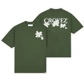 Croyez Botanique T-shirt Donker Groen