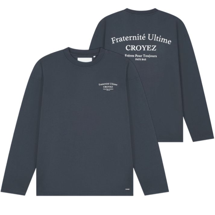 Croyez Fraternité Ultime Longsleeve T-shirt Navy