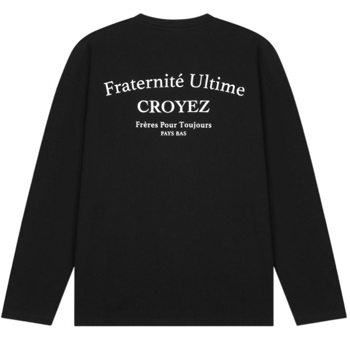 Croyez Fraternité Ultime Longsleeve T-shirt Zwart
