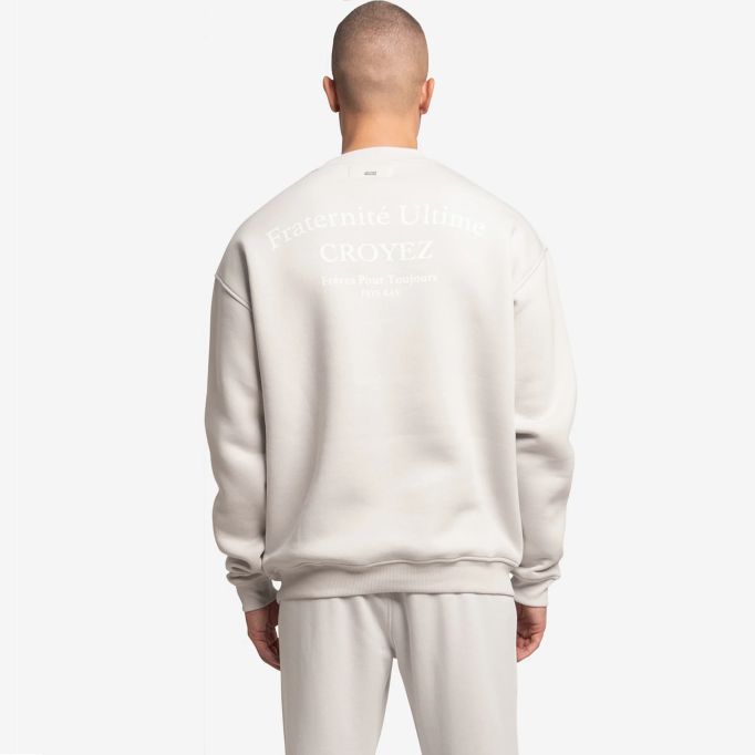 Croyez Fraternité Ultime Sweater Grijs