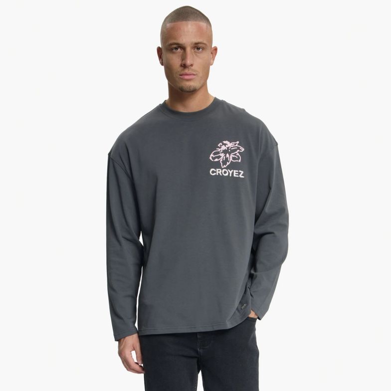 Croyez Gardener Longsleeve T-shirt Antraciet