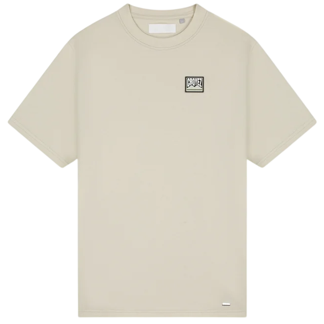 Croyez Patch T-shirt Beige