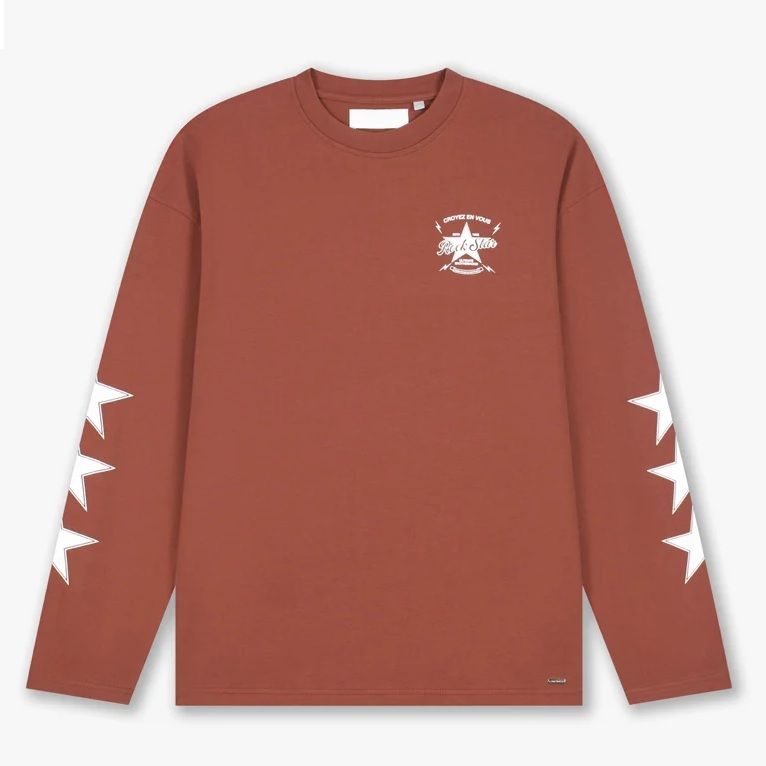 Croyez Rockstar Longsleeve T-shirt Rood