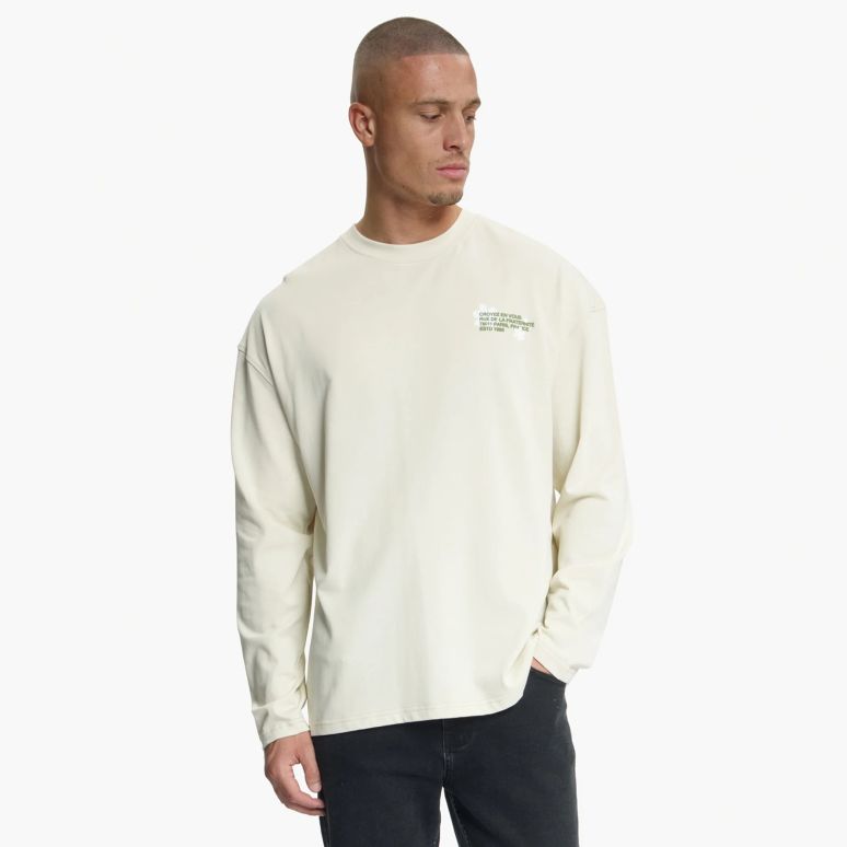 Croyez Silhouette 2.0 Longsleeve T-shirt Beige