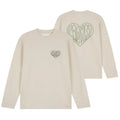 Croyez Stitched Heart Longsleeve T-shirt Beige