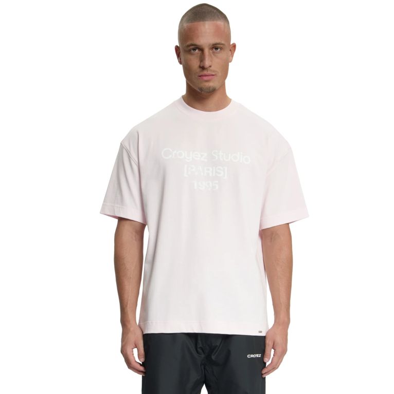 Croyez Studio Damaged T-shirt Roze