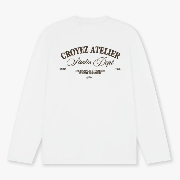 Croyez Studio Dept Longsleeve T-shirt Wit