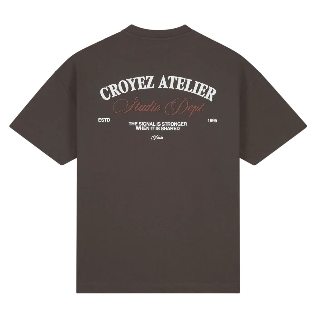 Croyez Studio Dept T-shirt Bruin