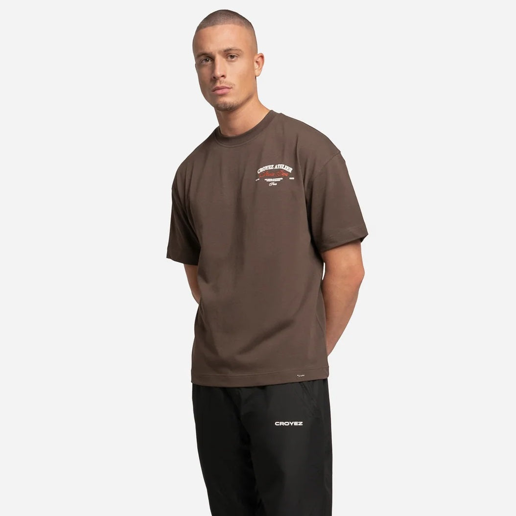 Croyez Studio Dept T-shirt Bruin