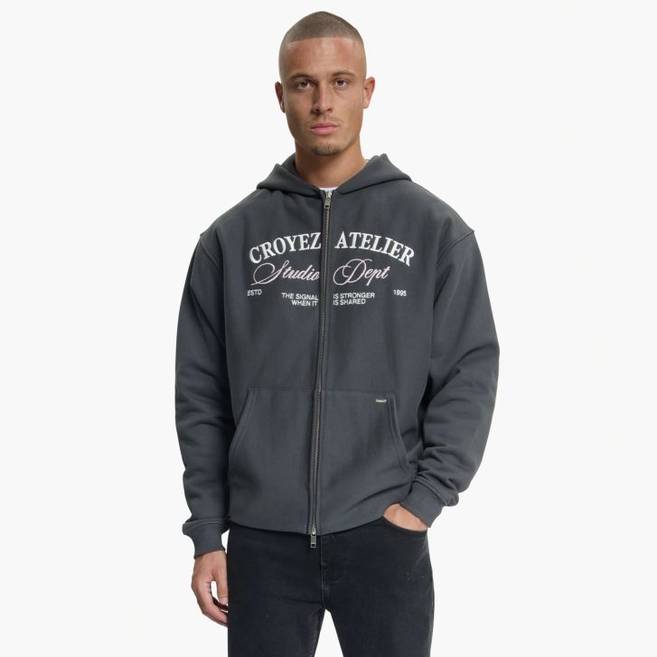 Croyez Studio Dept Vest Antraciet