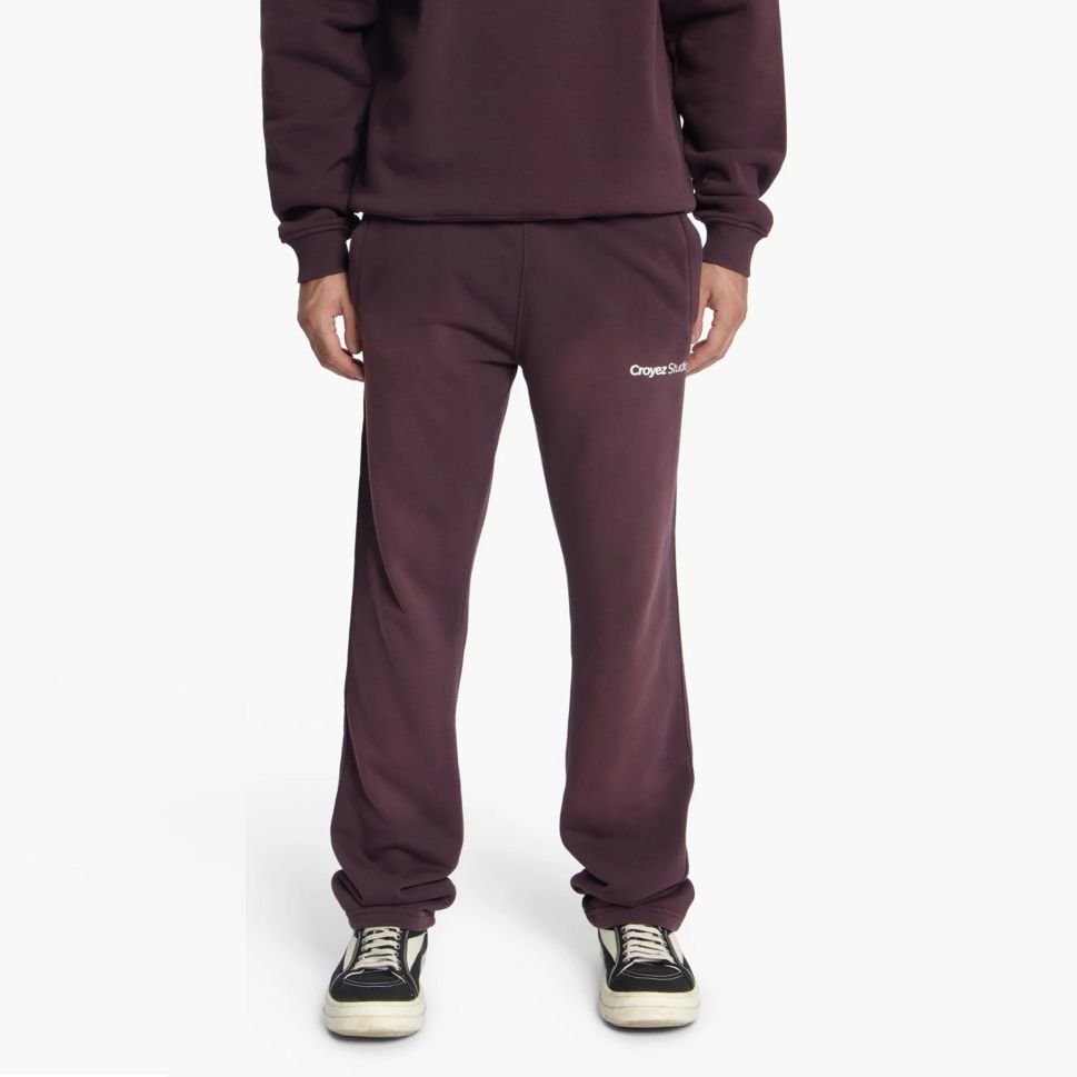 Croyez Studio Faded Straight Leg Trainingsbroek Rood