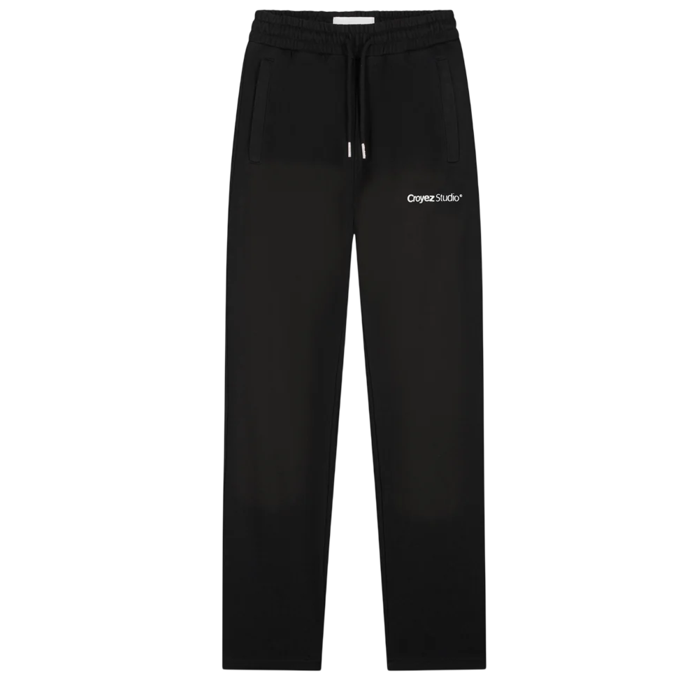 Croyez Studio Faded Straight Leg Trainingsbroek Zwart