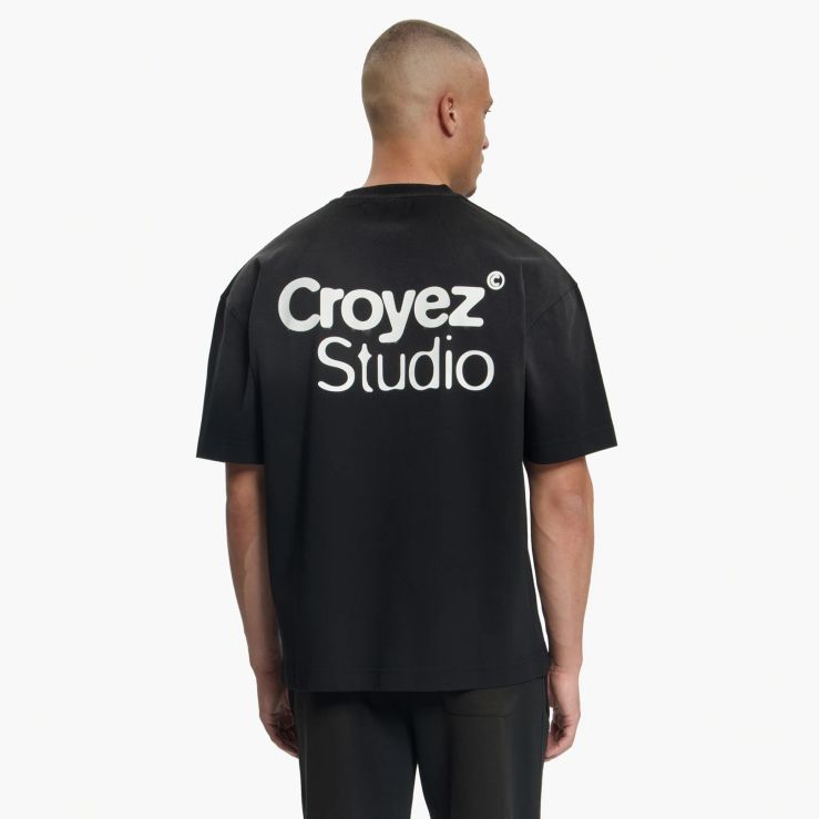 Croyez Studio Faded T-shirt Zwart
