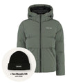 Croyez Down Puffer Donker Groen