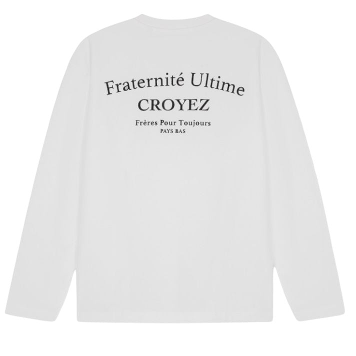 Croyez Fraternité Ultime Longsleeve T-shirt Wit