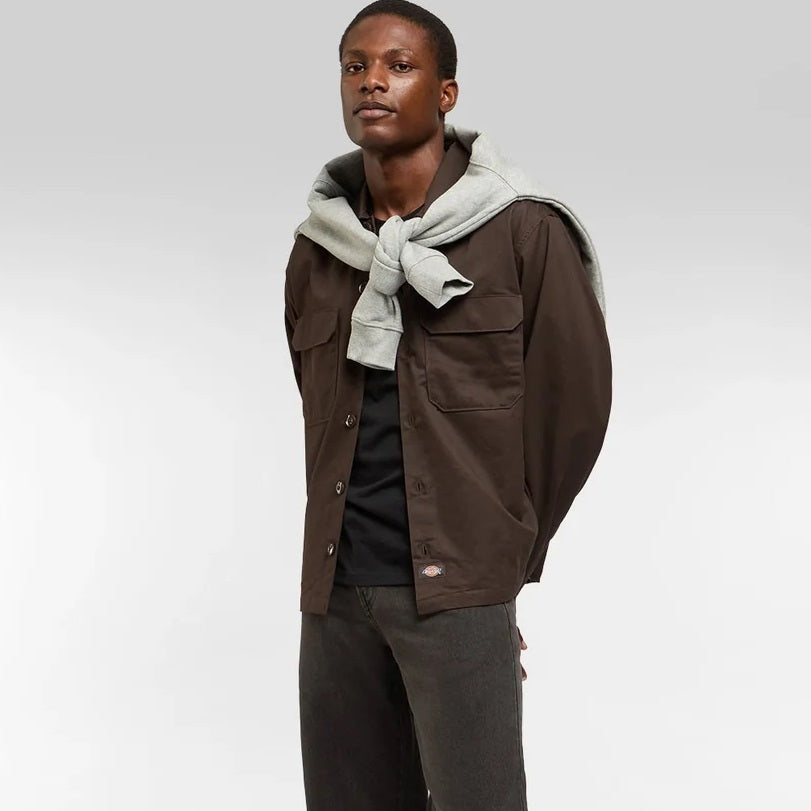 Dickies 247 Shacket Overhemd Bruin