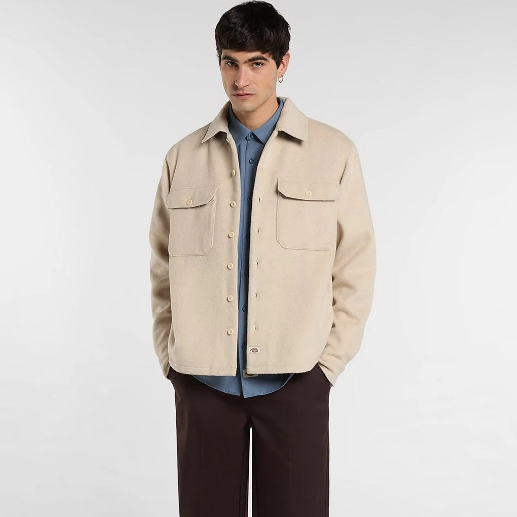 Dickies Torovada Wool Overshirt Off White