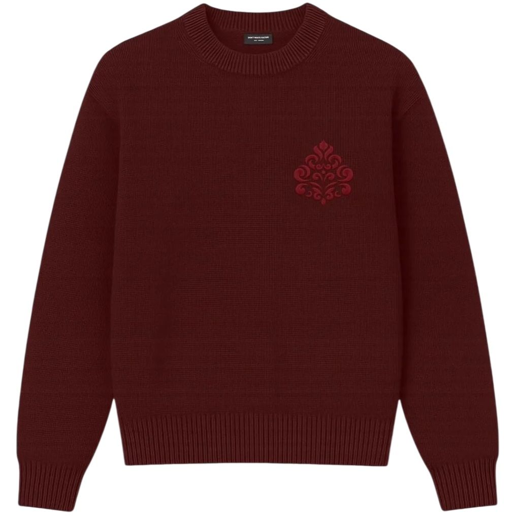 Don’t Waste Culture Aroloa Knitted Sweater Bordeaux