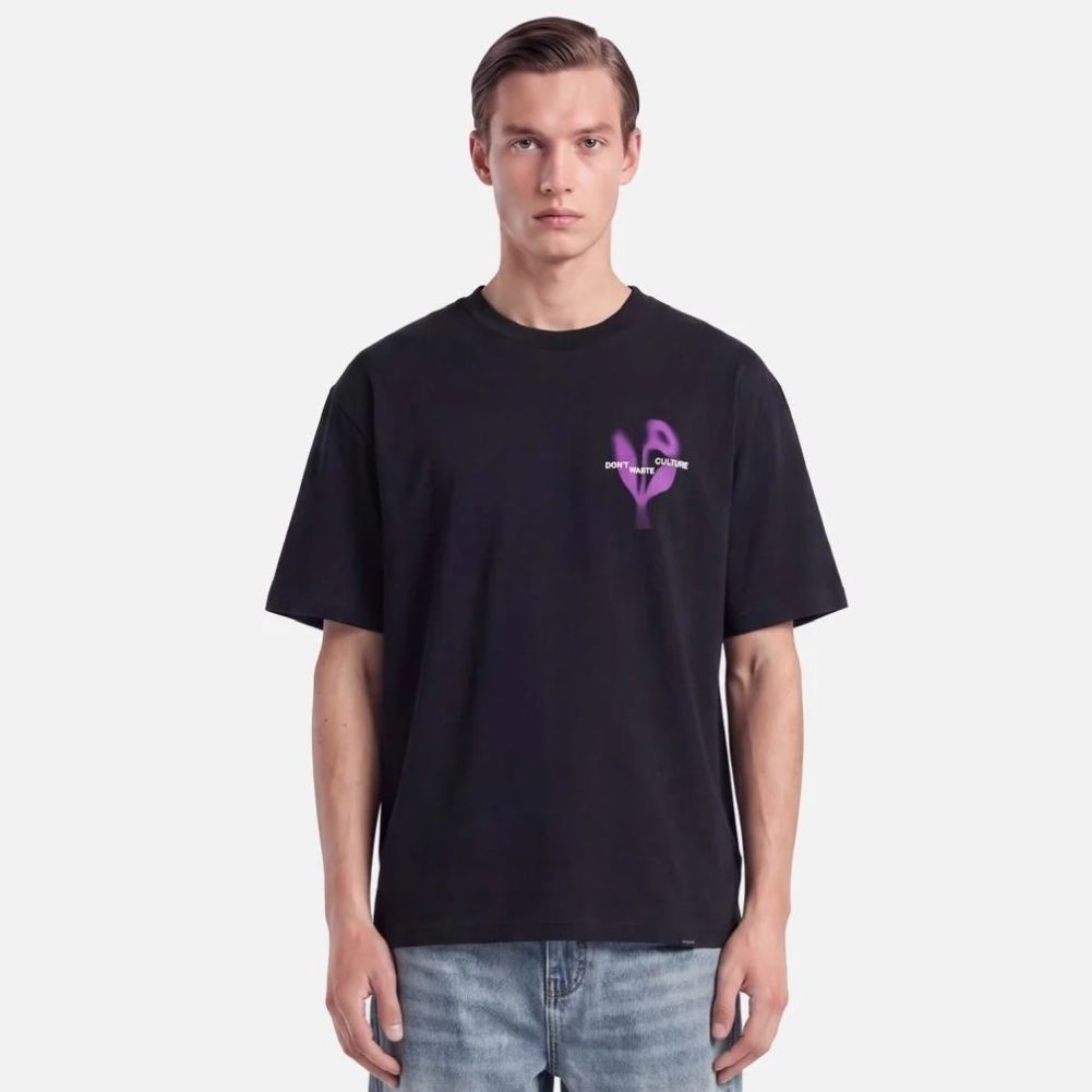 Don’t Waste Culture Fitz T-shirt Zwart