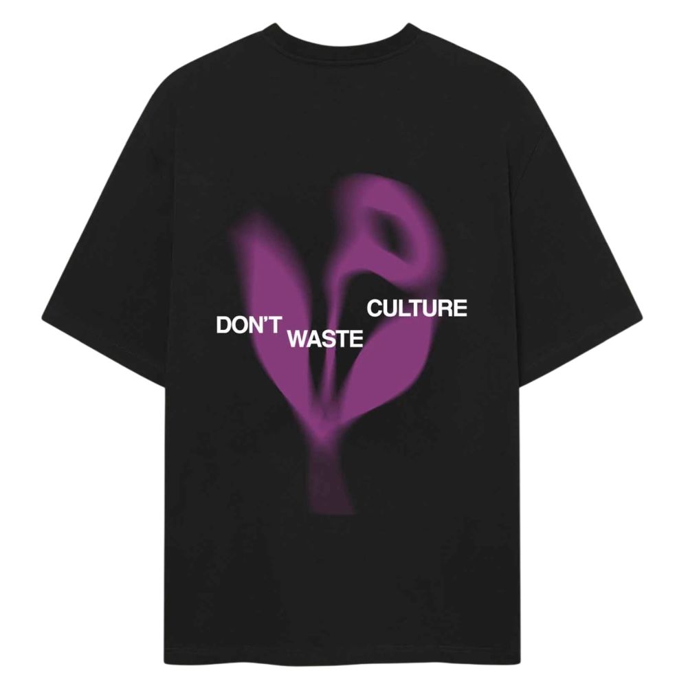 Don’t Waste Culture Fitz T-shirt Zwart